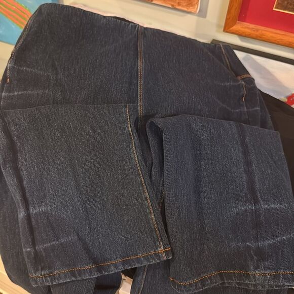 LYSSE high rise pull on style jeans straight leg Size M - Picture 9 of 9